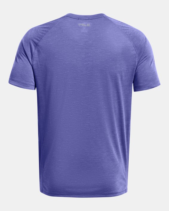 Men's UA Launch Trail Short Sleeve in Purple image number 3